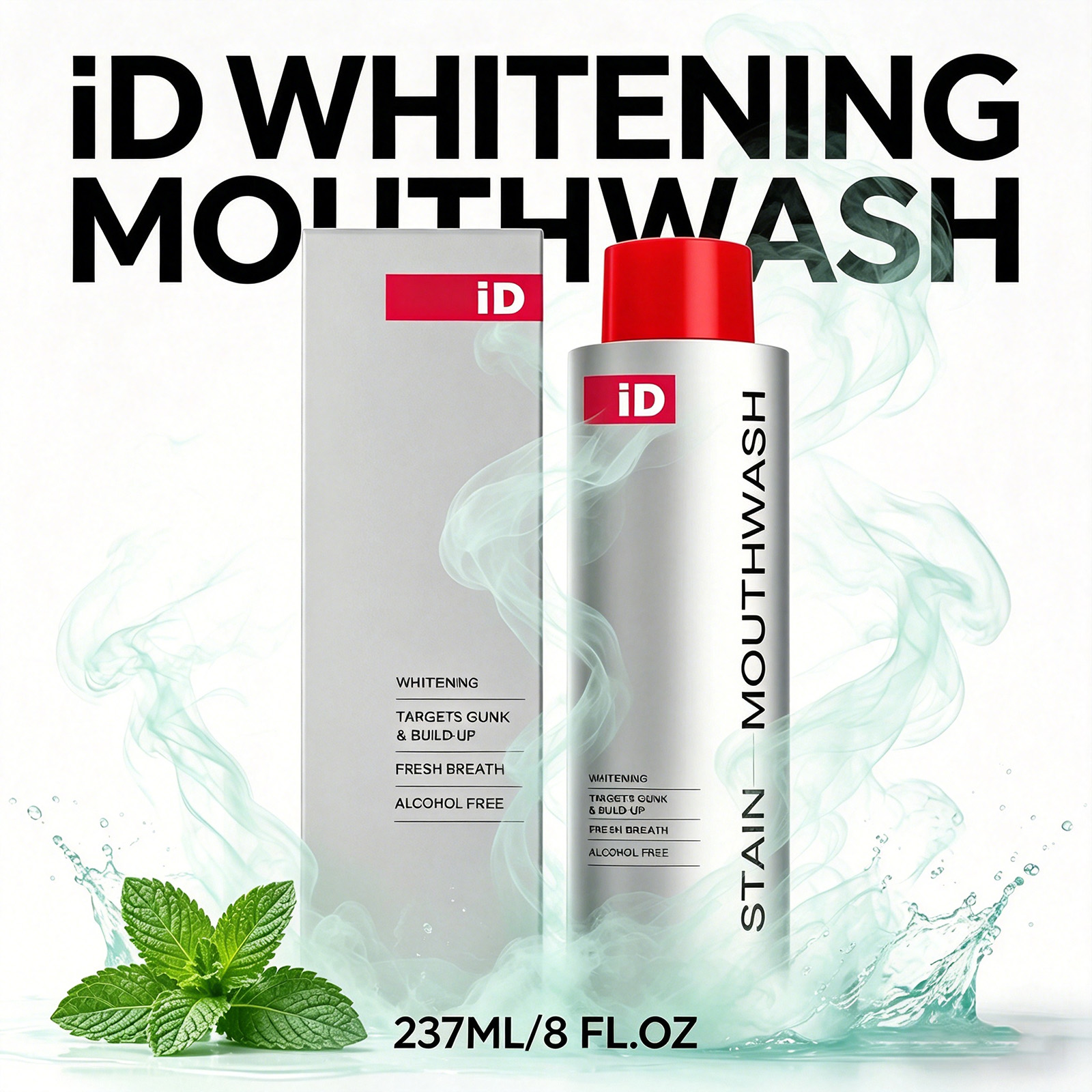 Whitening Mouthwash - غسول فم جديد لتبييض الأسنان -