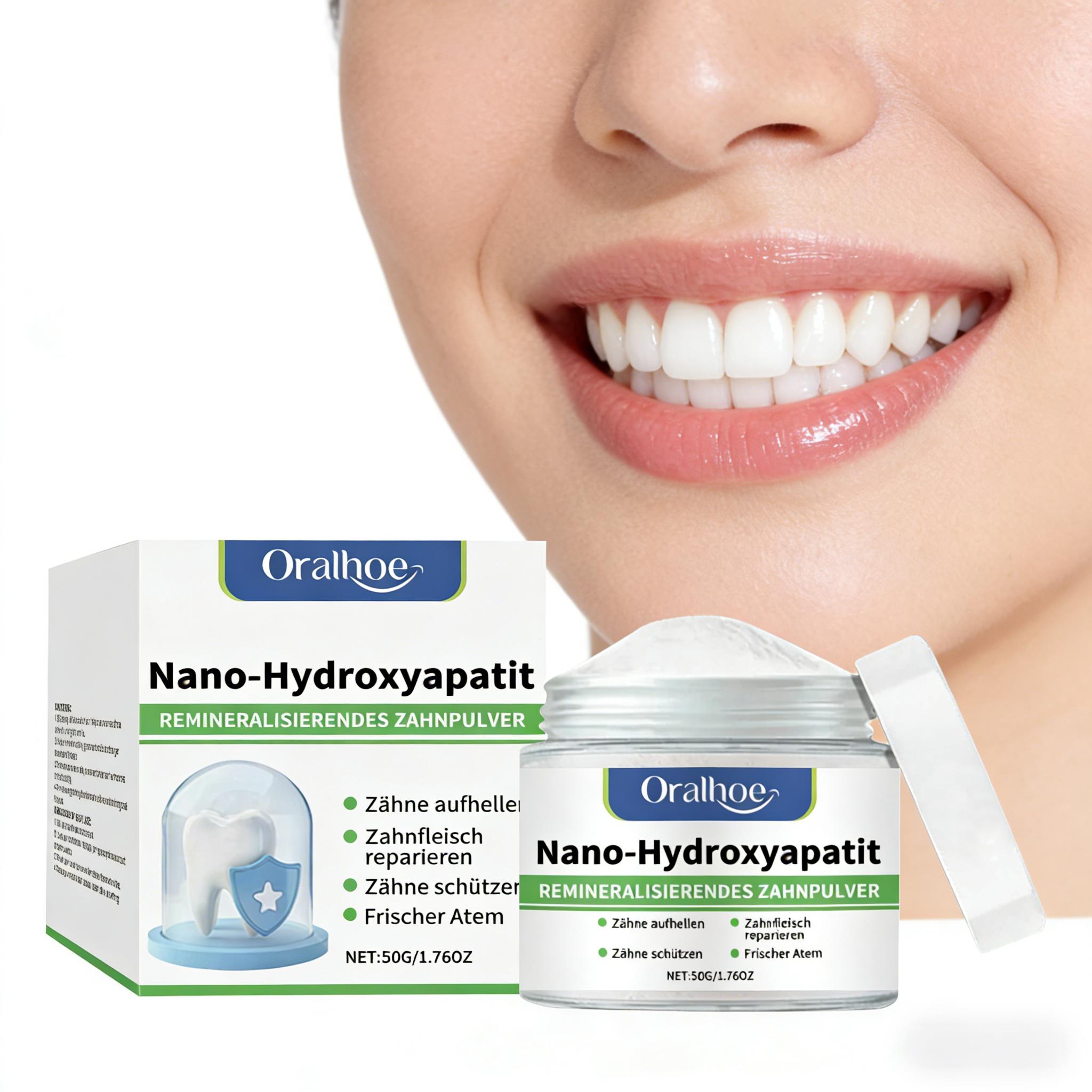 Teeth Whitening Co - مسحوق تبييض الأسنان Oralhoe، تنظيف عميق