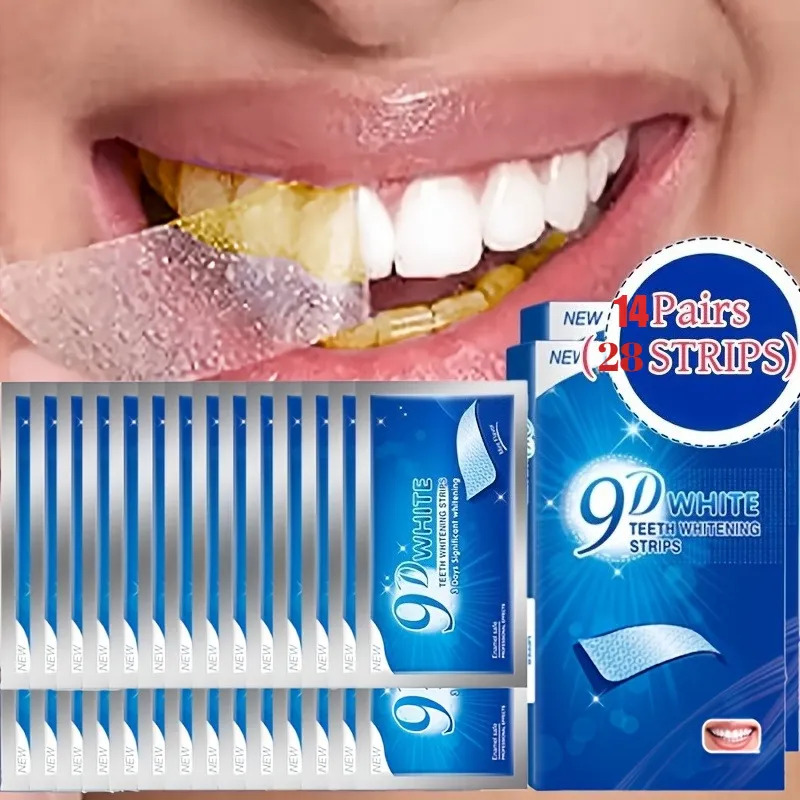 Teeth Whitening Effects - شرائط تبييض الأسنان - طقم تبييض