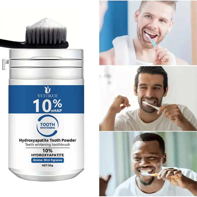 YUTIKUE 10% nHAP مسحوق الأسنان - مراجعة Teeth Whitening Co وسعره