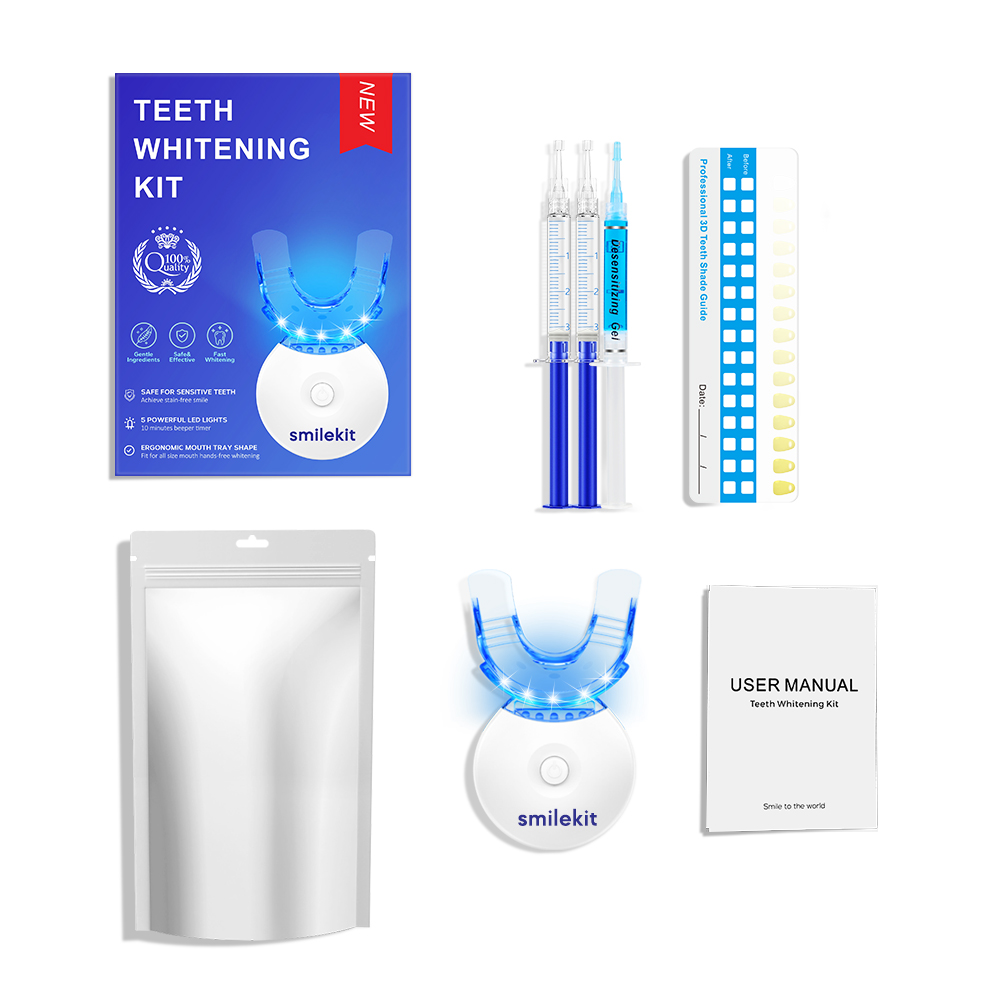 مجموعة تبييض الأسنان - 5X مبيض - مراجعة Teeth Whitening Clinic وسعره