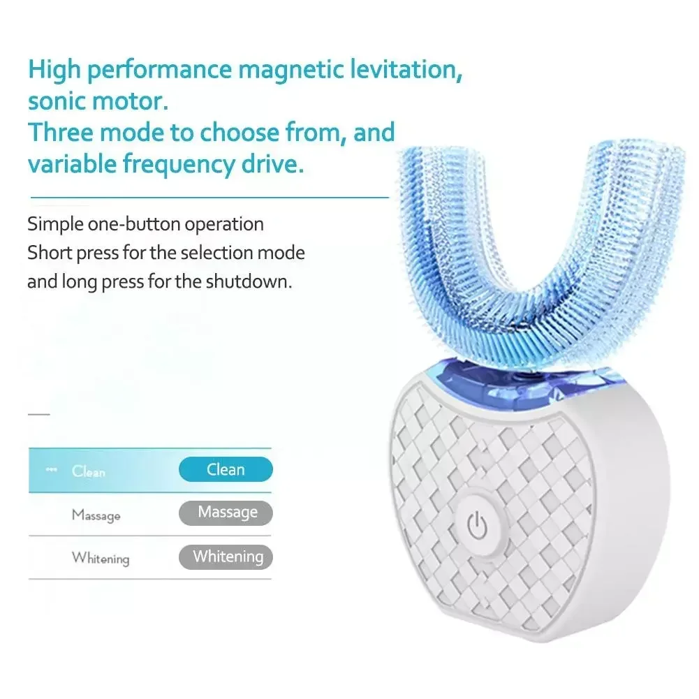فرشاة أسنان كهربائية بالموجات  - مراجعة Teeth Whitening Blue Light وسعره