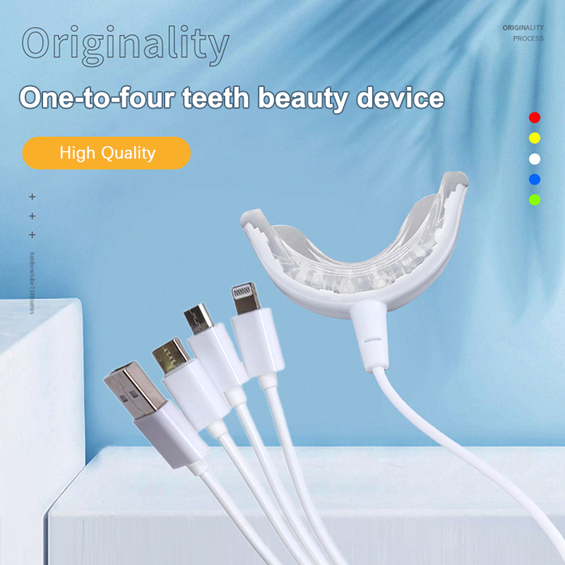 تبييض أسنان قابل لإعادة الشحن  - مراجعة Teeth Whitening Blue Light وسعره