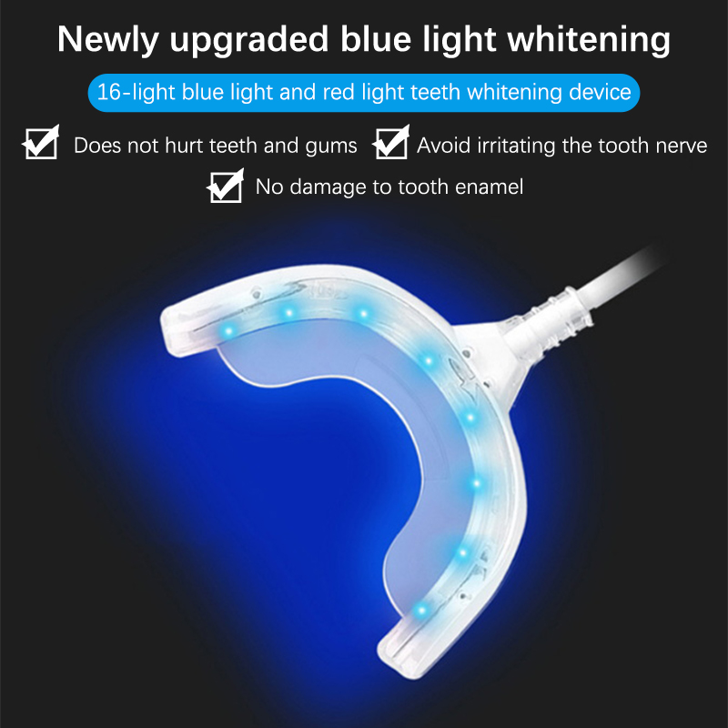 تبييض أسنان قابل لإعادة الشحن  - مراجعة Teeth Whitening Blue Light وسعره
