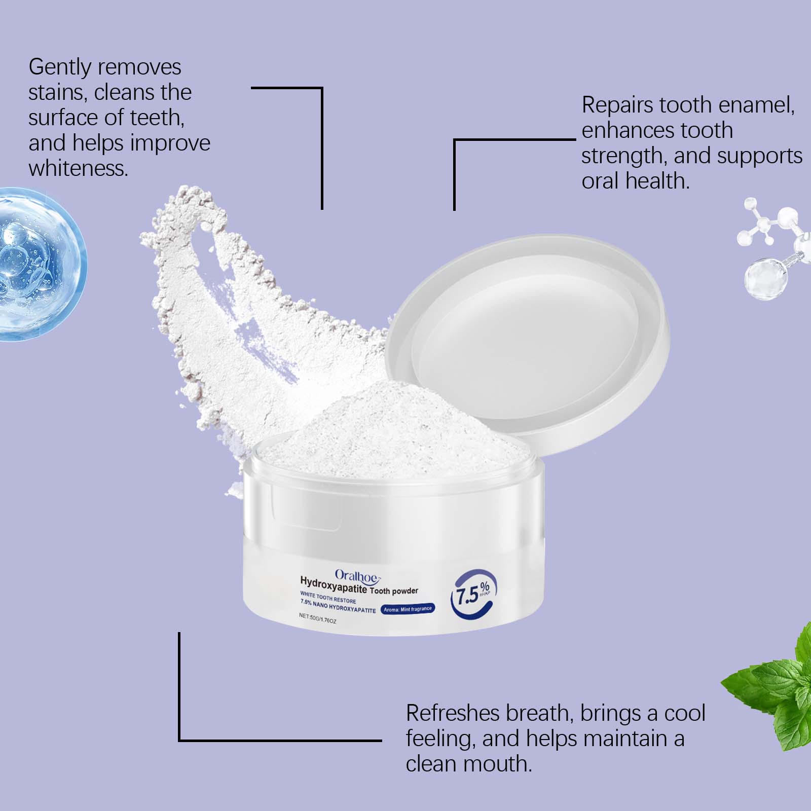 عناية دقيقة بالأسنان، قوة تنظي - مراجعة Teeth Whitening Oil Pulling وسعره