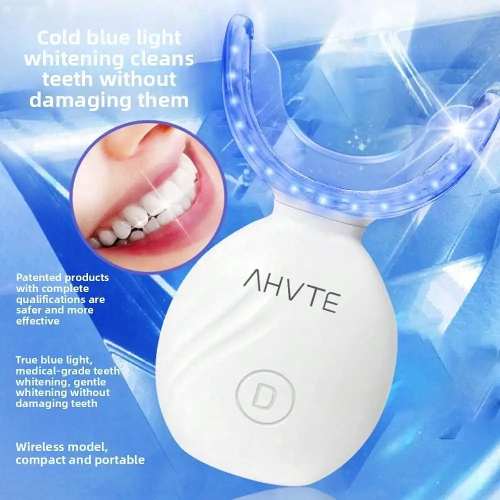جهاز تجميل الأسنان، جهاز تنظيف - مراجعة Teeth Whitening Blue Light وسعره