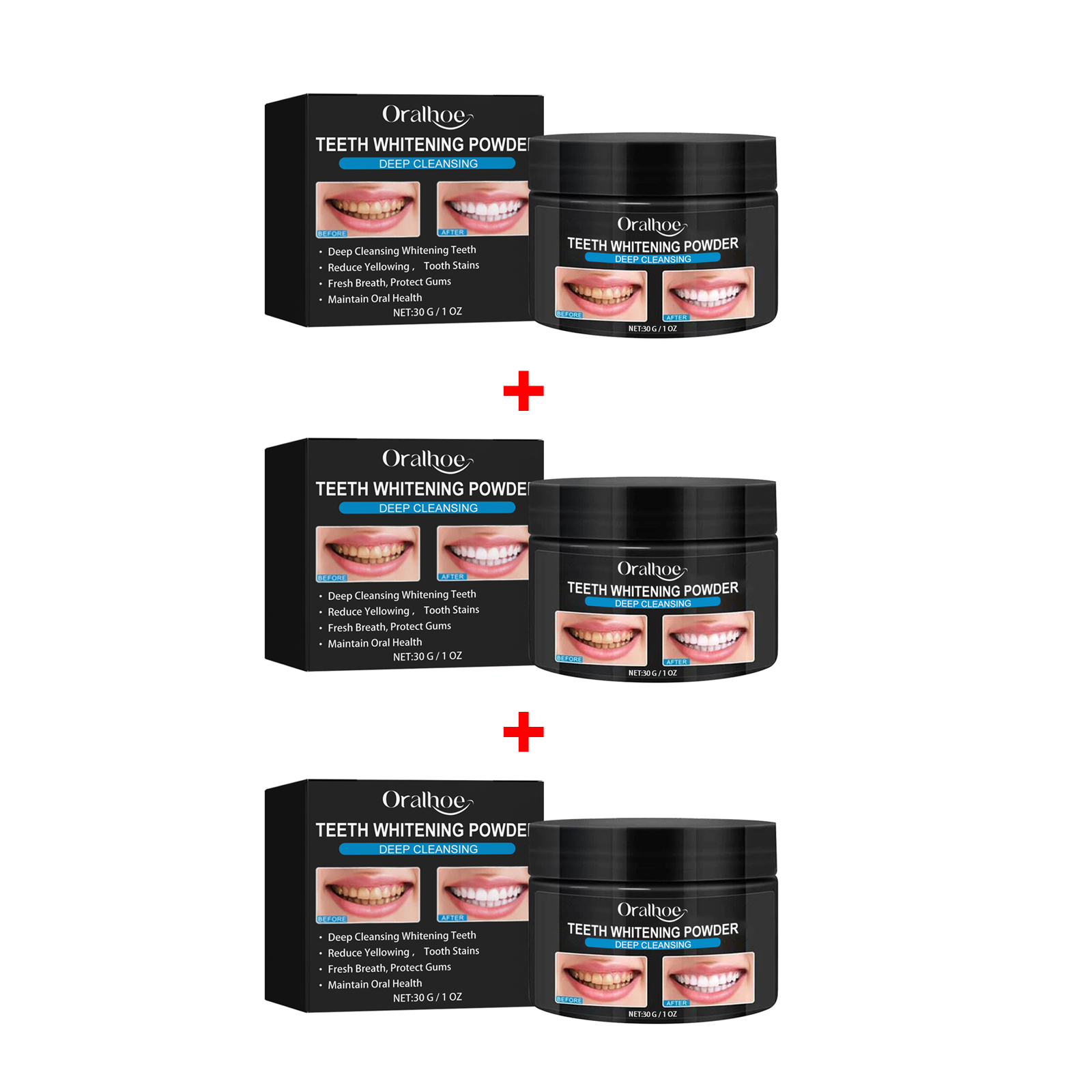 مسحوق تبييض الأسنان بالفحم تنظ - مراجعة Teeth Whitening Charcoal وسعره