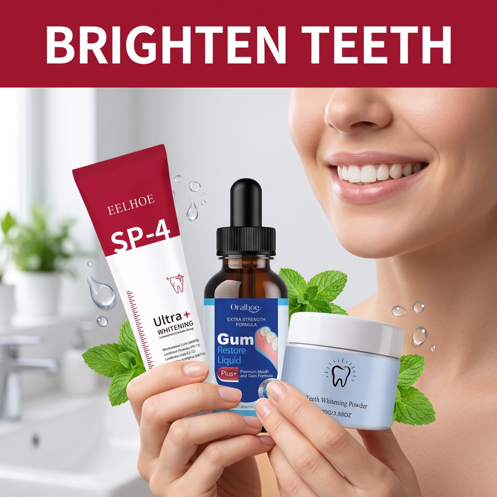 مجموعة العناية بالفم: معجون أس - مراجعة Teeth Whitening Co وسعره