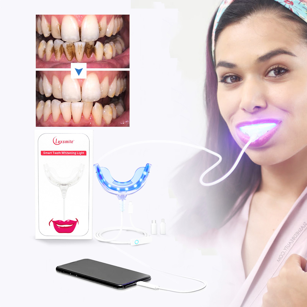 Luxsmile الذكية LED تبييض الأس - مراجعة Teeth Whitening Charcoal وسعره