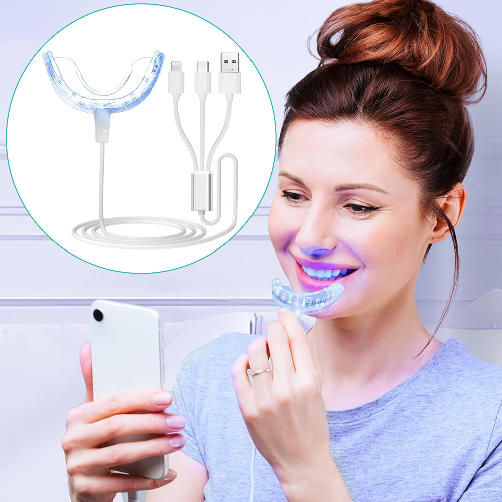ضوء مسرع لتبييض الأسنان، 16 ×  - مراجعة Teeth Whitening Blue Light وسعره