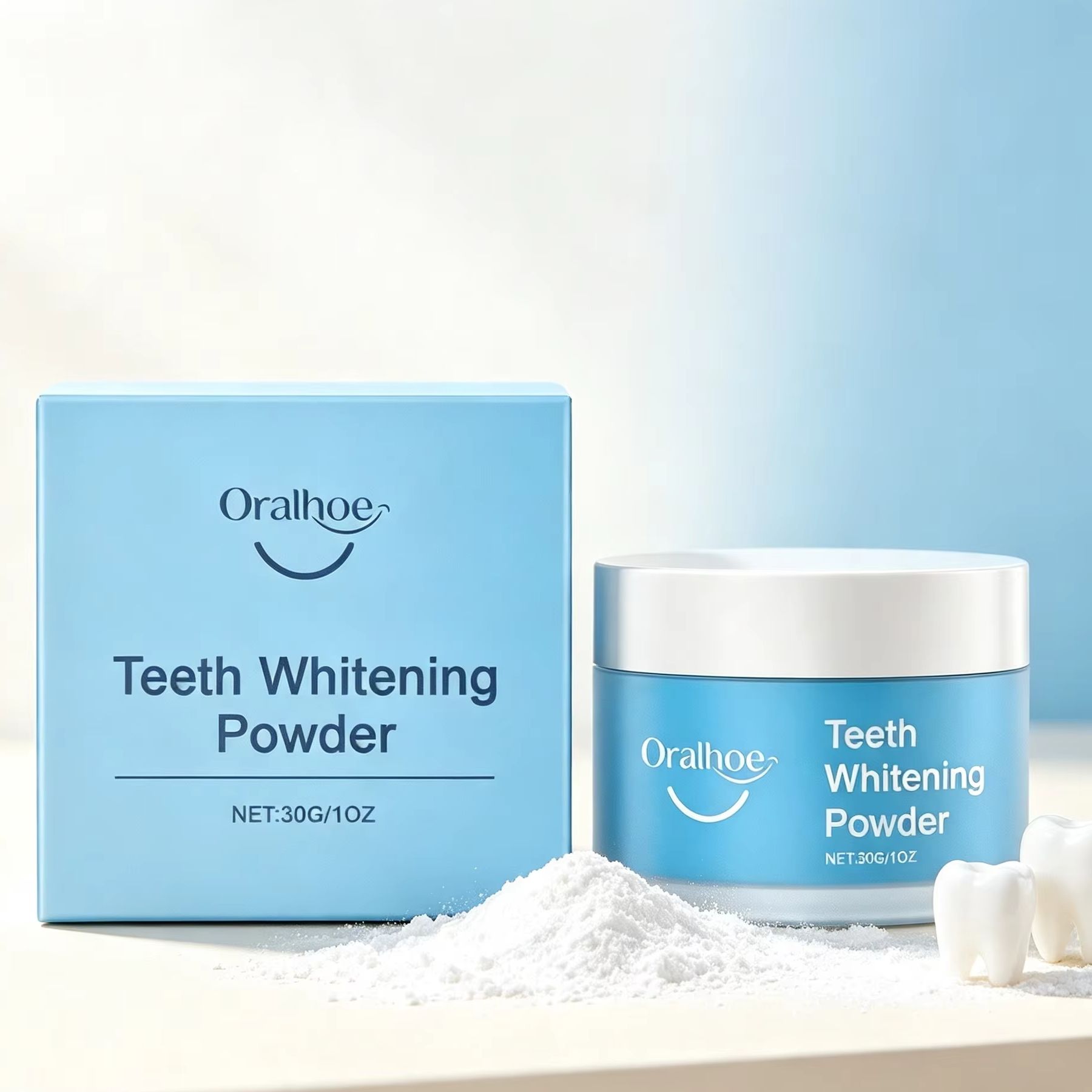 مسحوق أورالهو لتنظيف الأسنان،  - مراجعة Teeth Whitening Co وسعره