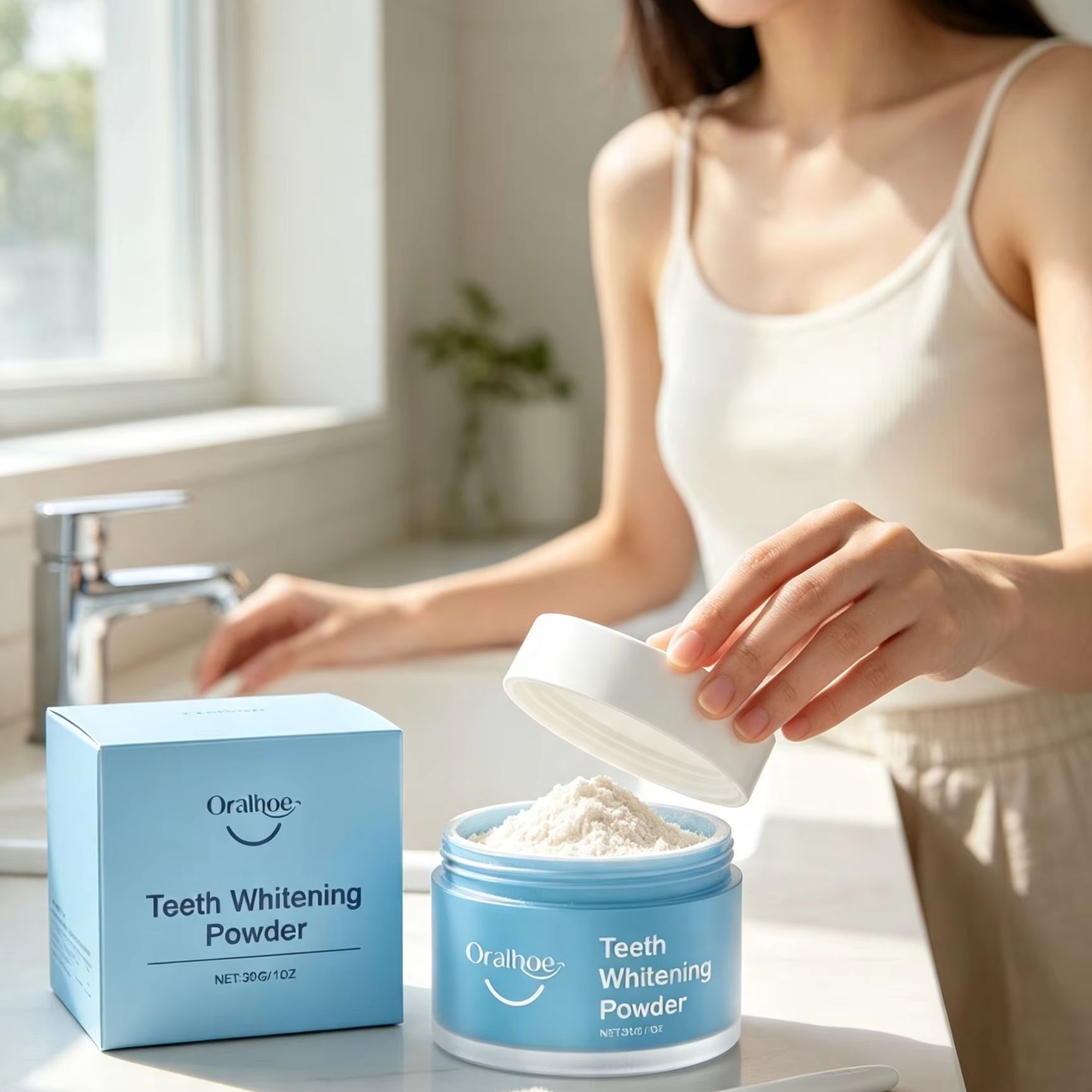 مسحوق أورالهو لتنظيف الأسنان،  - مراجعة Teeth Whitening Co وسعره