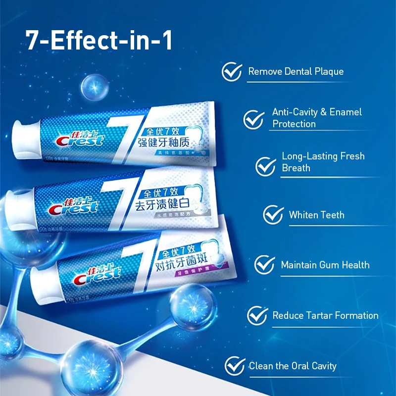 معجون أسنان كريست 7 إيفاكت لتب - مراجعة Teeth Whitening Effects وسعره