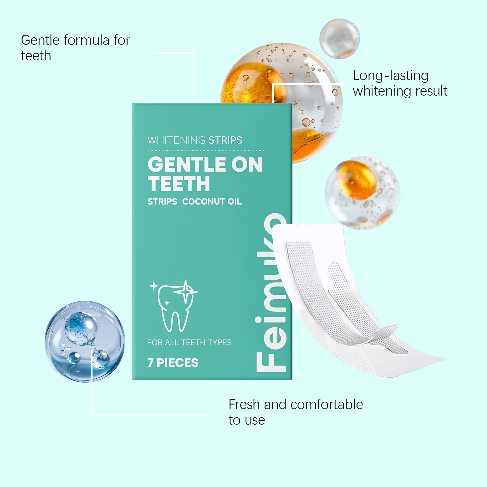 شرائط تبييض الأسنان بزيت جوز ا - مراجعة Teeth Whitening Oil Pulling وسعره