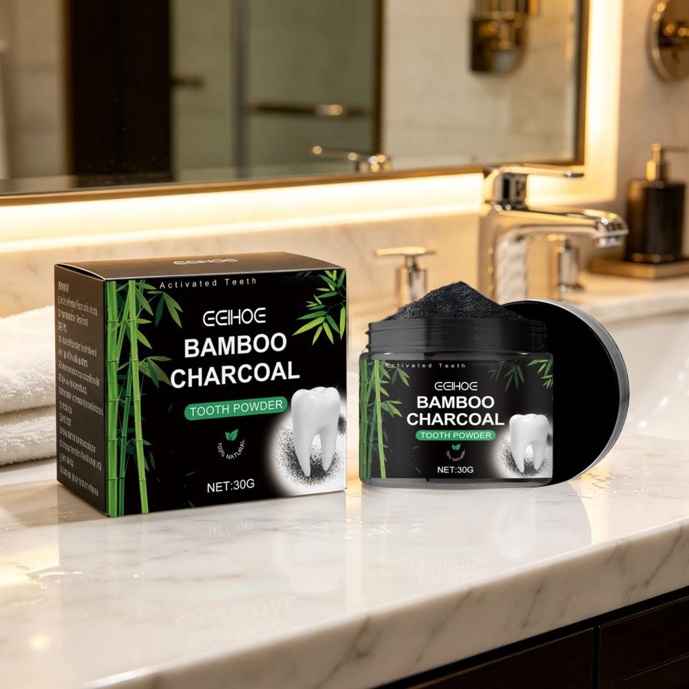 مسحوق تبييض الأسنان، مسحوق الف - مراجعة Teeth Whitening Charcoal وسعره