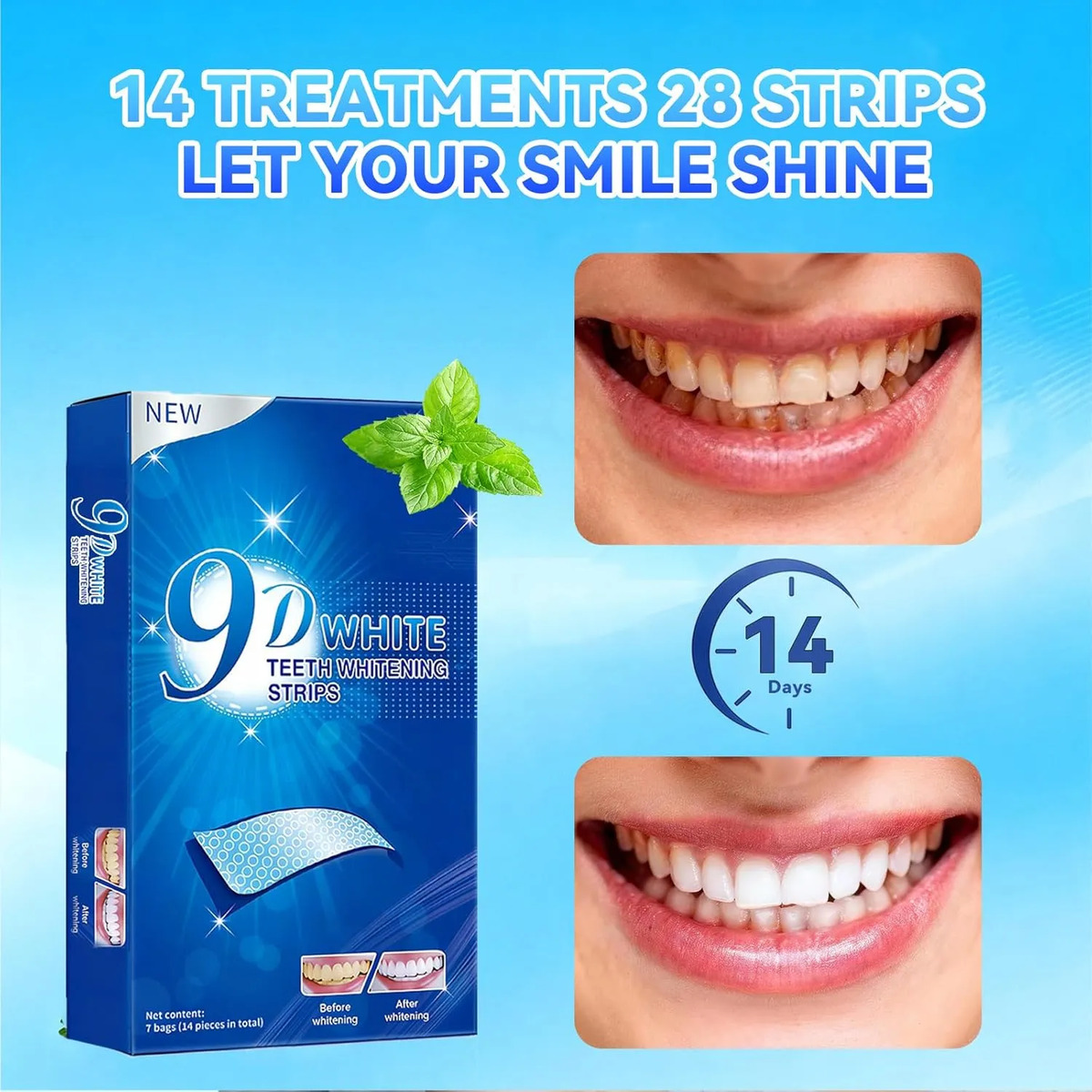 شرائط تبييض الأسنان - طقم تبيي - مراجعة Teeth Whitening Effects وسعره