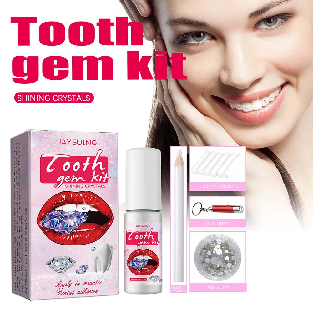 مجموعة أحجار كريمة الأسنان مع  - مراجعة Teeth Whitening Clinic وسعره