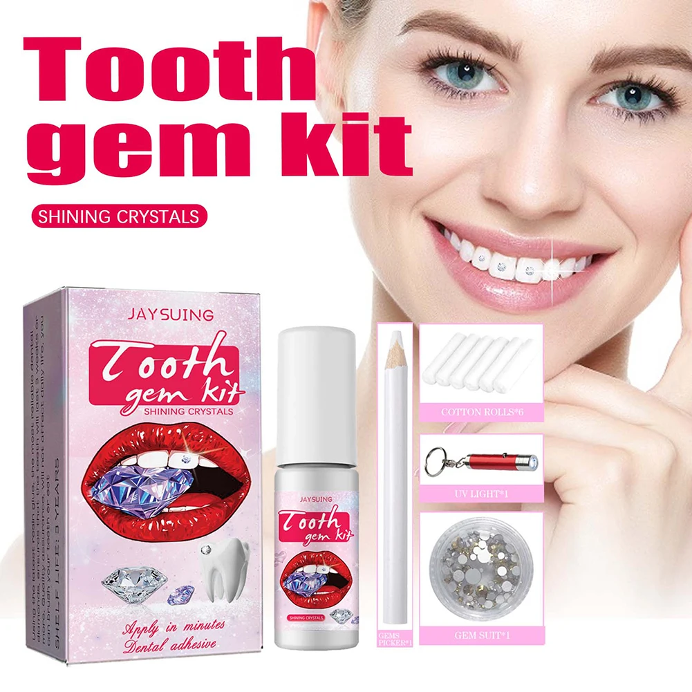 مجموعة أحجار كريمة الأسنان مع  - مراجعة Teeth Whitening Clinic وسعره